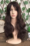 Coffee Long Wavy Fiber Wig