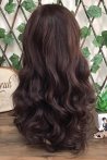 Coffee Long Wavy Fiber Wig